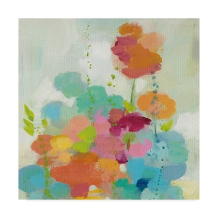 Silvia Vassileva 'Longstem Bouquet Ii Square I' Canvas Art,35x35